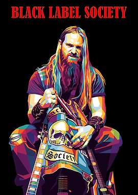 Black Label Society WPAP Art