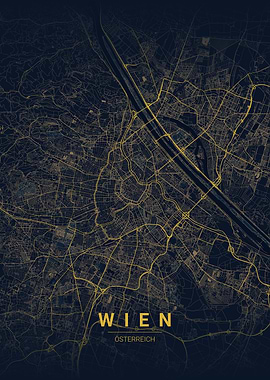 Vienna Map Poster