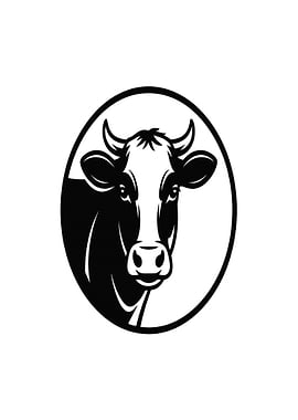 Black and White Cow