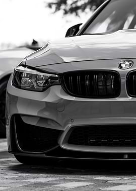 BMW M4 Front Grille and Headlight