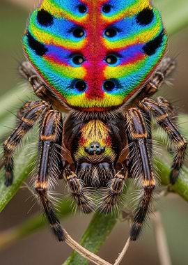 Peacock Spider Macro Shot