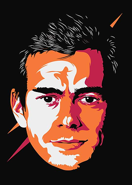 Pop Art Portrait of a Man