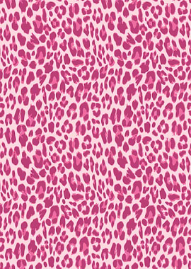 Pink Leopard Print Pattern