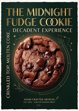 The Midnight Fudge Cookie