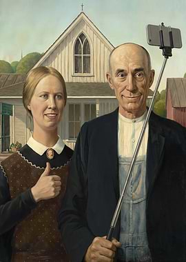 American Gothic Selfie
