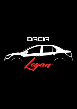 Dacia Logan Car Silhouette