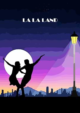 La La Land Dancing Silhouette