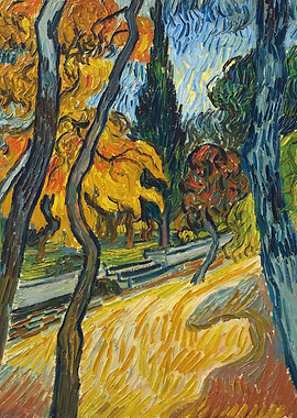 Autumn Trees and Path