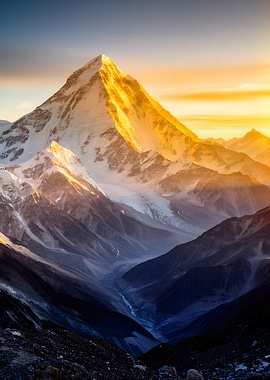 Golden Mountain Sunrise