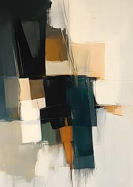 Abstract Geometric Painting