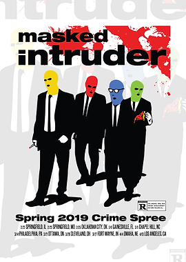 Masked Intruder Spring 2019 Tour Poster