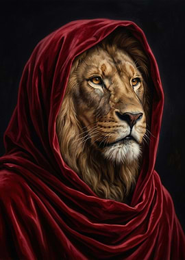 Lion in a Red Hood