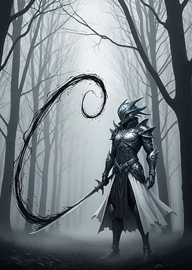 Dark Knight with Shadow Whip