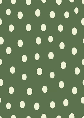 Green Polka Dot Pattern