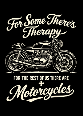 Motorcycle Therapy Text Art