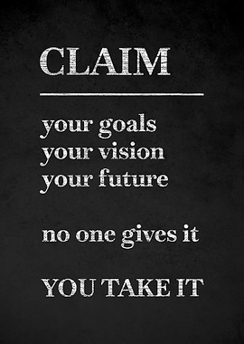 Claim Your Goals