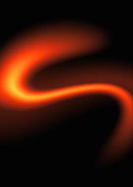 Abstract Fiery Swirl