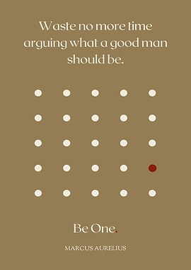 Marcus Aurelius Quote Poster