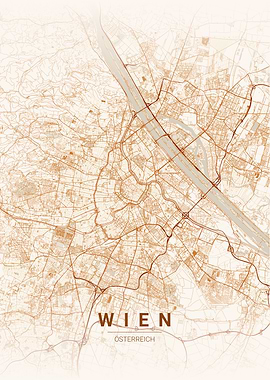 Vienna Map Poster
