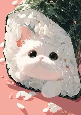 Cute Cat Sushi