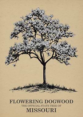 Flowering Dogwood State Tree of Missouri