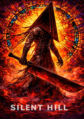 Pyramid Head Silent Hill Poster