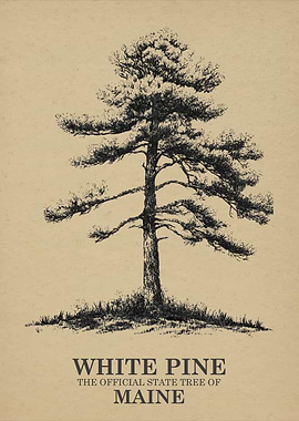 White Pine Tree of Maine