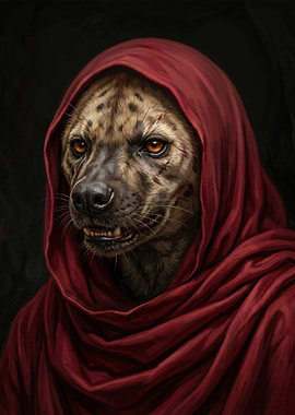 Hyena in a Red Hood