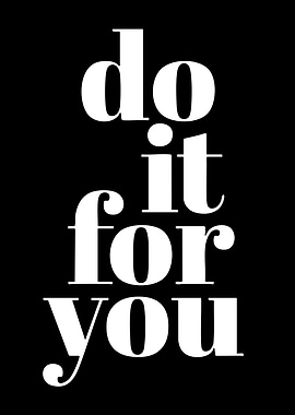 Do it for you text art
