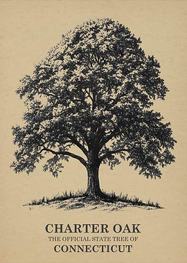 Charter Oak Connecticut State Tree