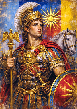 Alexander the Great in Armor