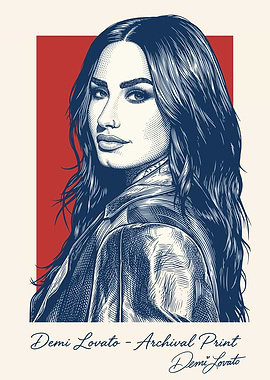 Demi Lovato Archival Print