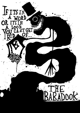 The Babadook Silhouette Poster