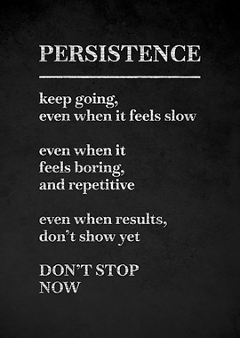 Persistence Motivational Poster v5
