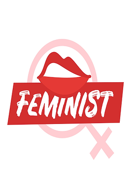 Feminist Lips and Symbol