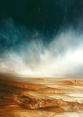 Abstract Landscape Painting