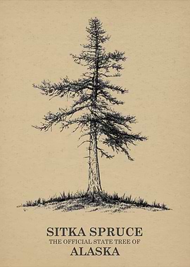 Sitka Spruce Alaska State Tree