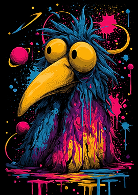 Psychedelic Space Bird
