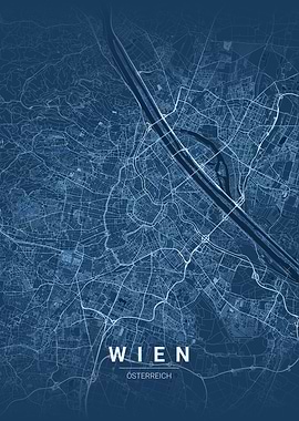 Vienna Map Poster
