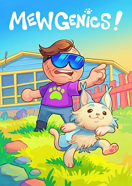 Mewgenics Cartoon Boy and Cat