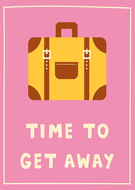 Time to Get Away Suitcase