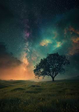 Tree Under the Milky Way