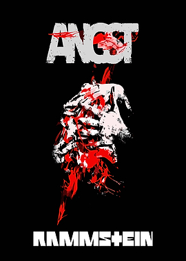 Rammstein Angst Blood Art
