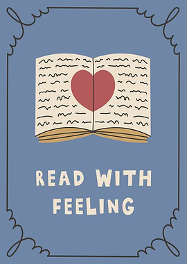 Read with Feeling Book Heart