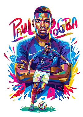 Paul Pogba Pop Art