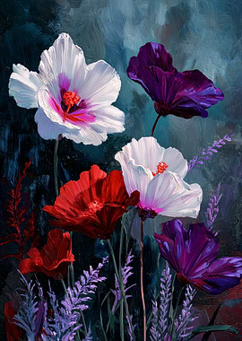 Vibrant Floral Painting