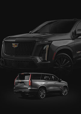 Gray Cadillac Escalade V-Series SUV 25