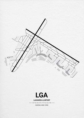 LaGuardia Airport Map
