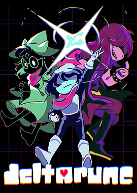 Deltarune Characters and Logo