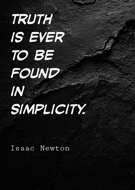 Truth in Simplicity Quote
